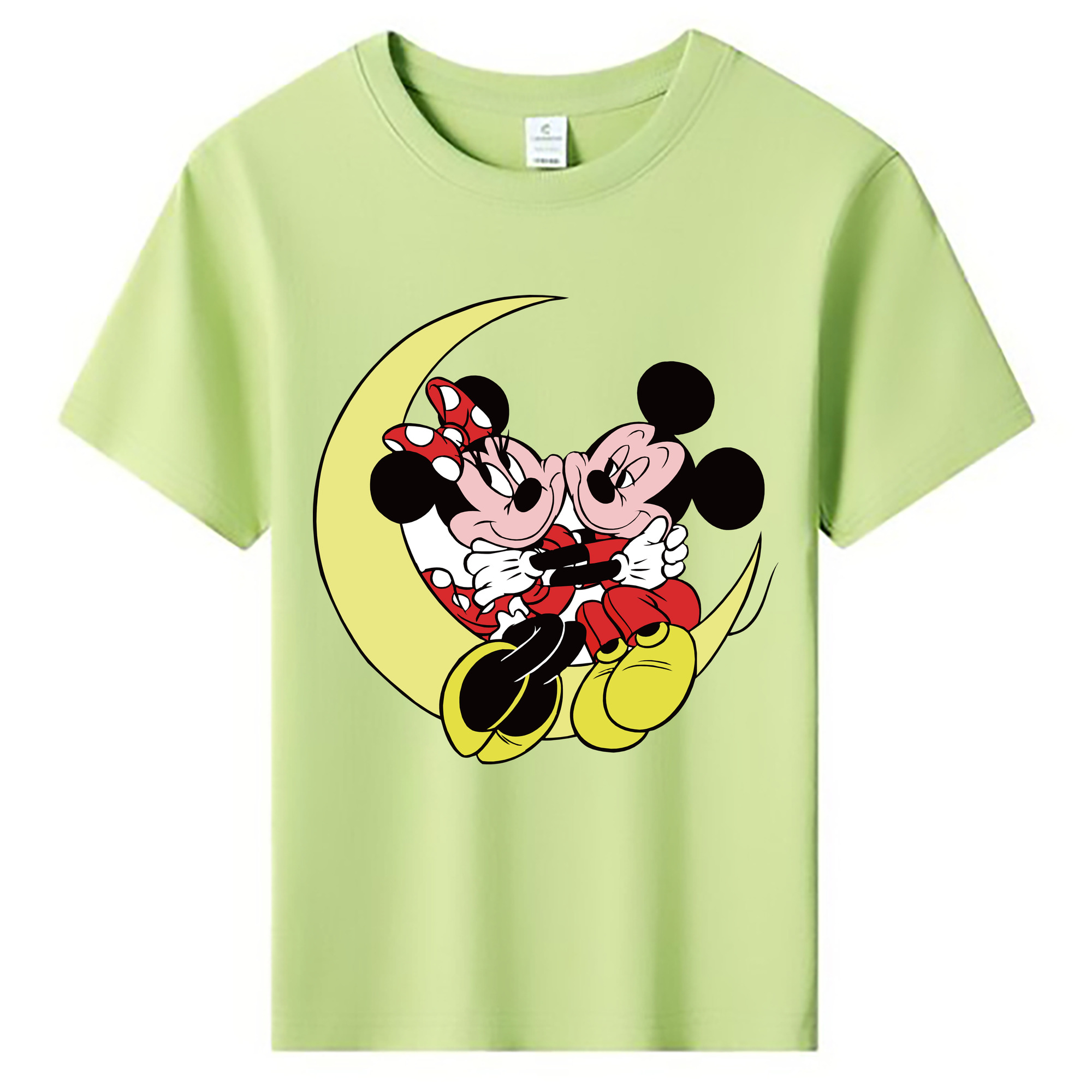 ミッキーマウス Mickey Mouse 綿100％キッズTシャツ（フロントプリント）